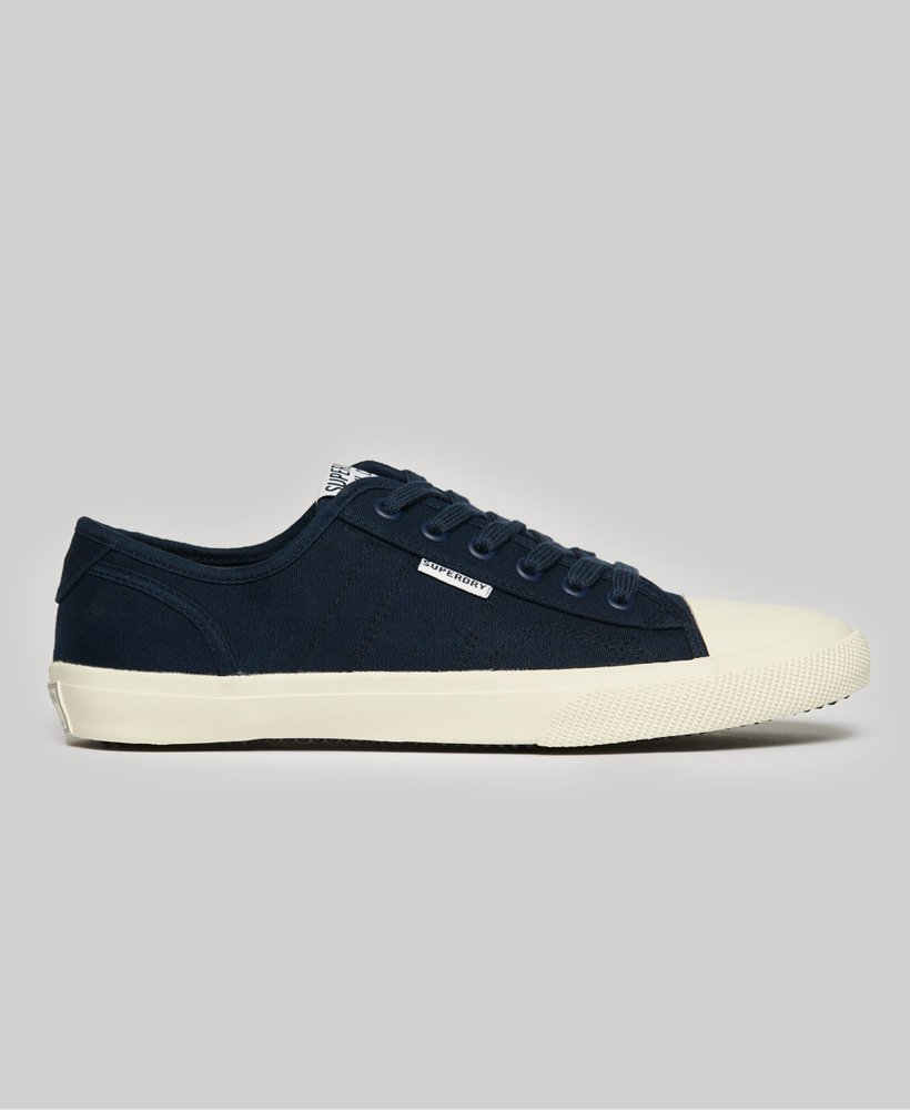klasyczne trampki vegan low pro w kolorze granatowym