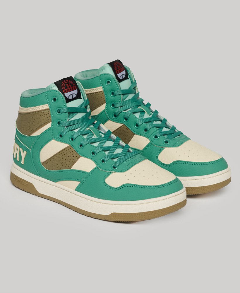 wysokie trampki vegan jump w kolorze beryl green
