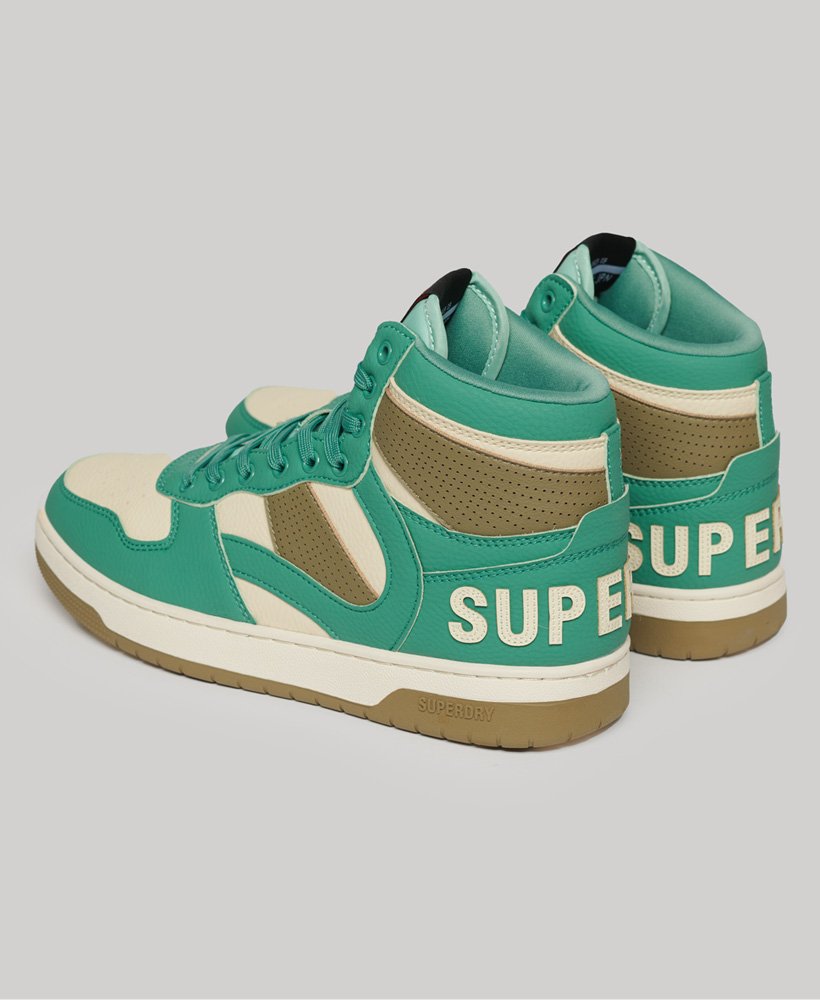 wysokie trampki vegan jump w kolorze beryl green