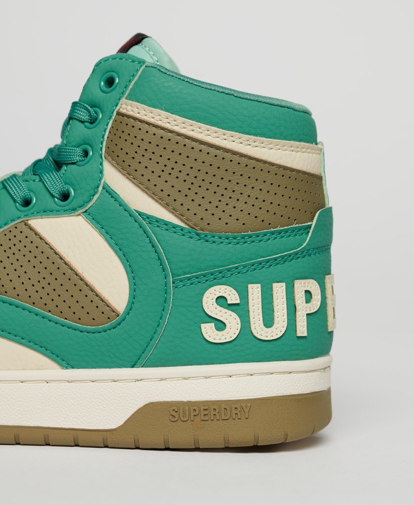wysokie trampki vegan jump w kolorze beryl green