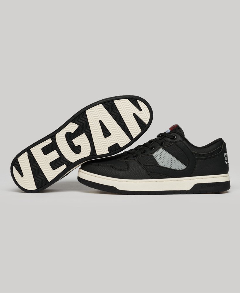niskie trampki vegan jump w kolorze czarnym