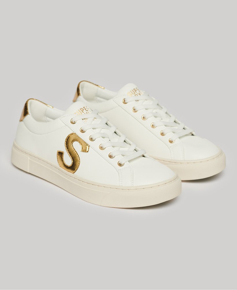wegańskie buty do tenisa ziemnego w kolorze opticgold