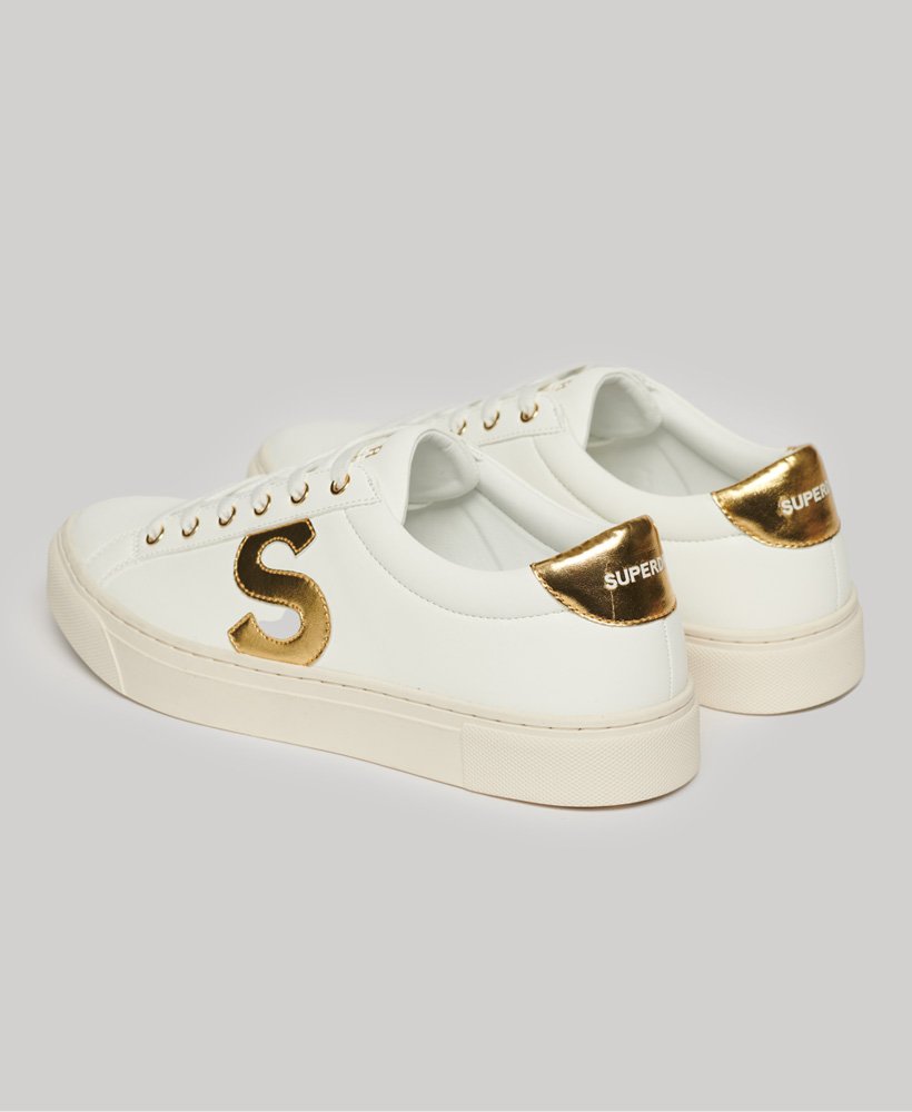 wegańskie buty do tenisa ziemnego w kolorze opticgold
