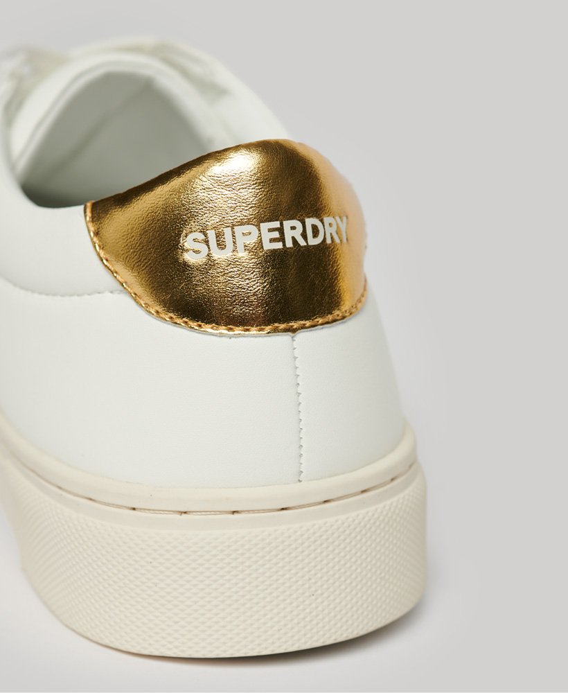 wegańskie buty do tenisa ziemnego w kolorze opticgold