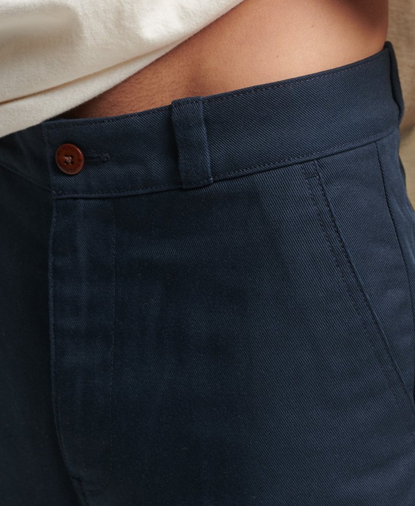 spodnie chino proste w kolorze eclipse navy