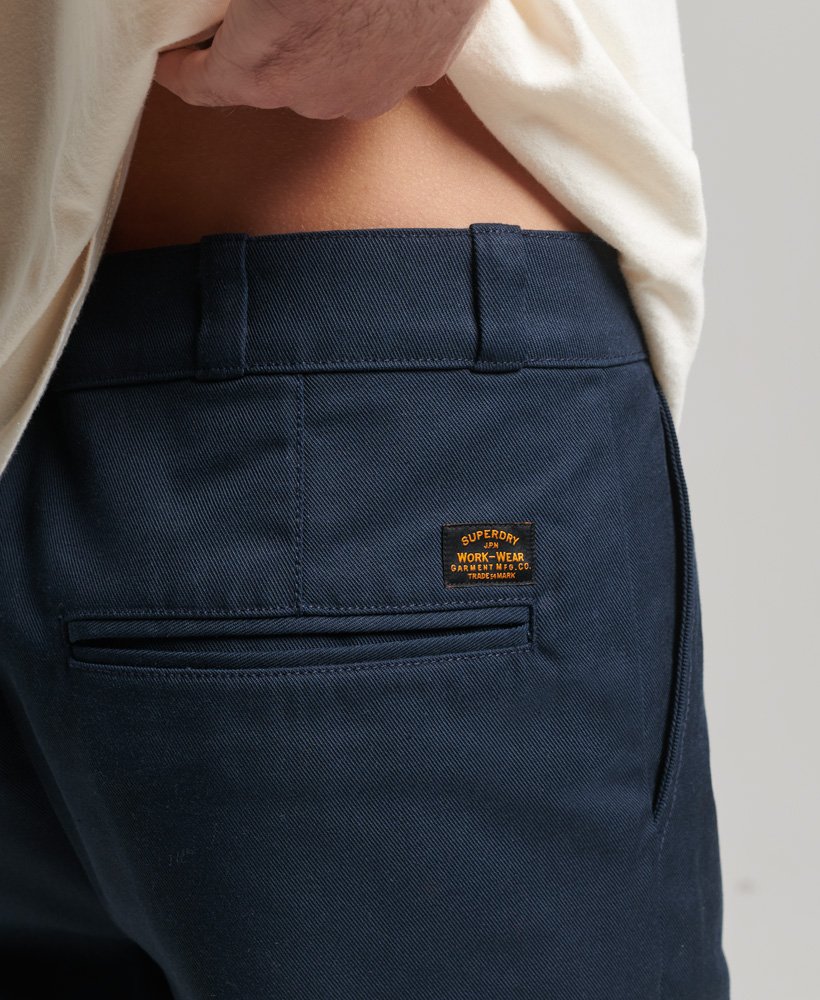 spodnie chino proste w kolorze eclipse navy