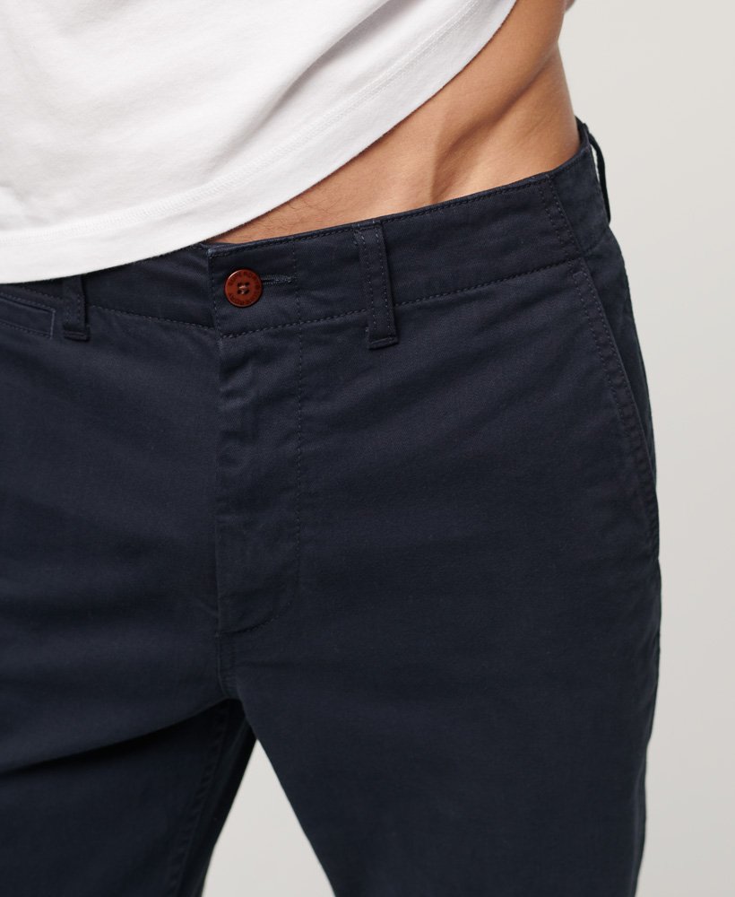spodnie chino slim fit w kolorze eclipse navy