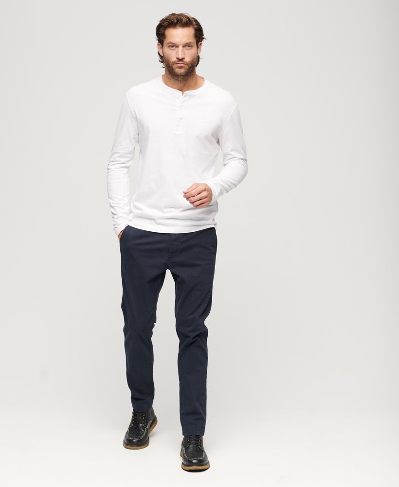 spodnie chino slim fit w kolorze eclipse navy