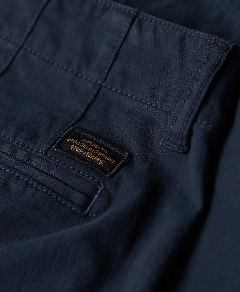 spodnie chino slim fit w kolorze eclipse navy