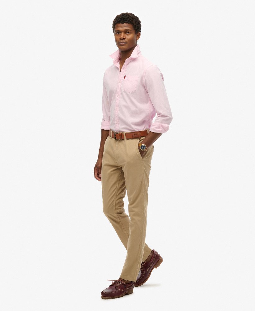 chinosy slim fit w kolorze stonewash
