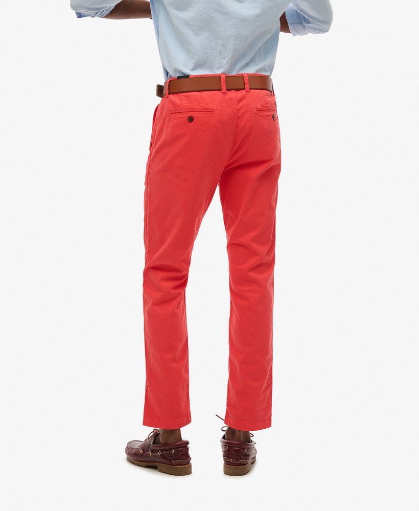 spodnie chino slim fit w kolorze cayenne pink