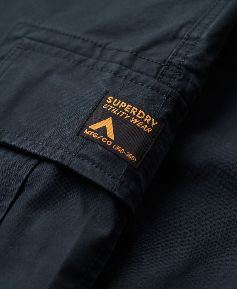 spodnie cargo z bawełny organicznej w kolorze eclipse navy