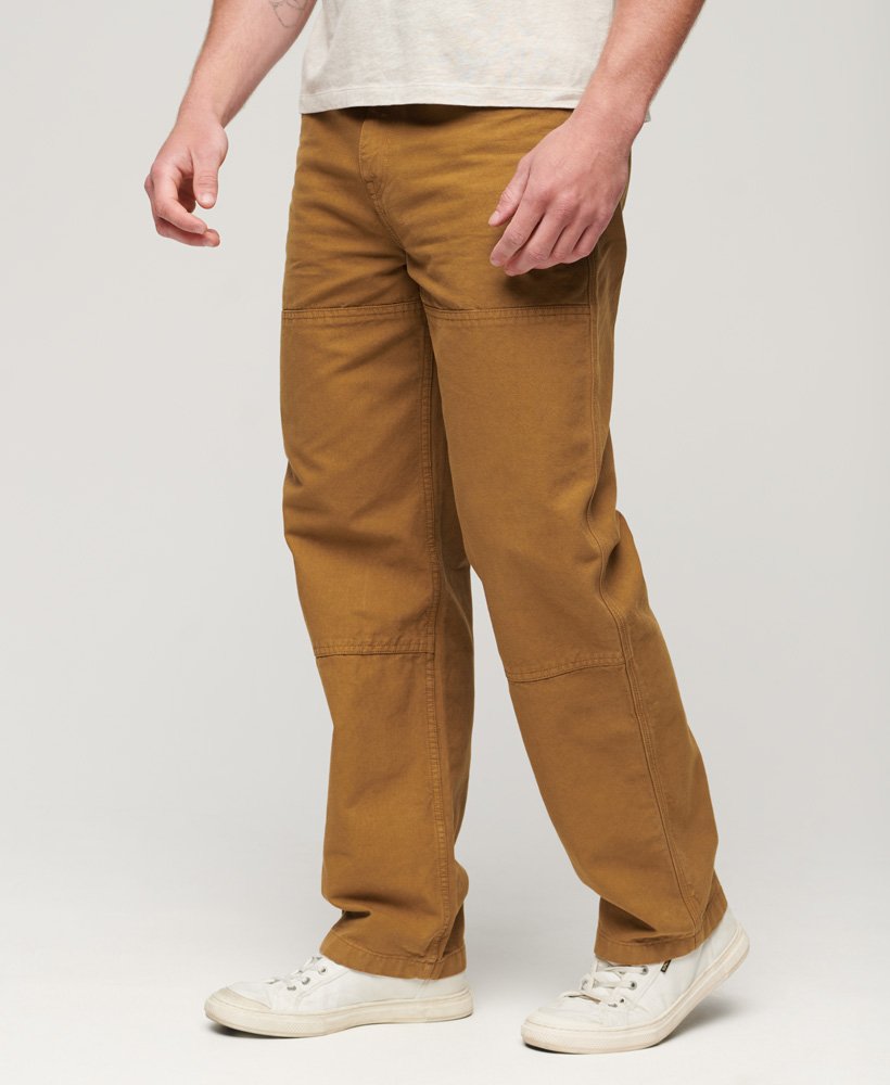 spodnie carpenter w kolorze denim co tobacco brown