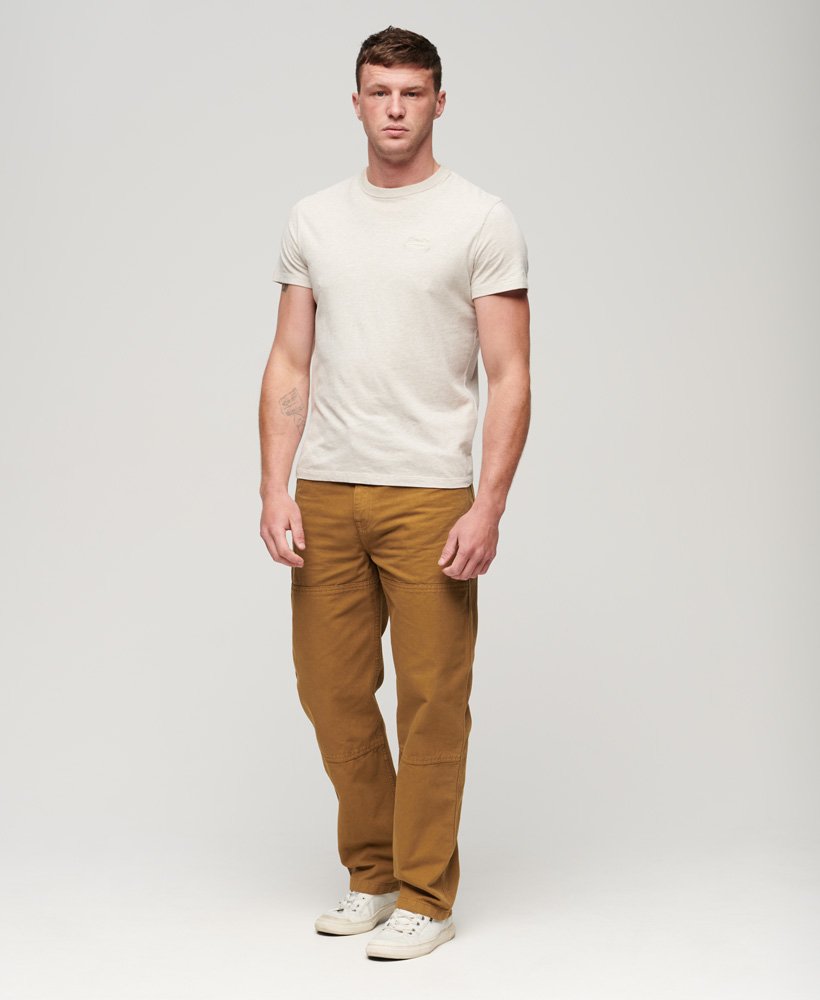 spodnie carpenter w kolorze denim co tobacco brown