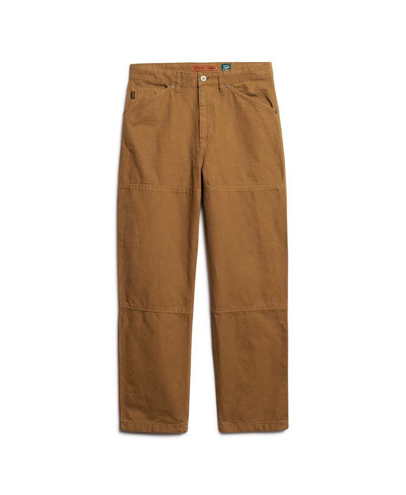 spodnie carpenter w kolorze denim co tobacco brown