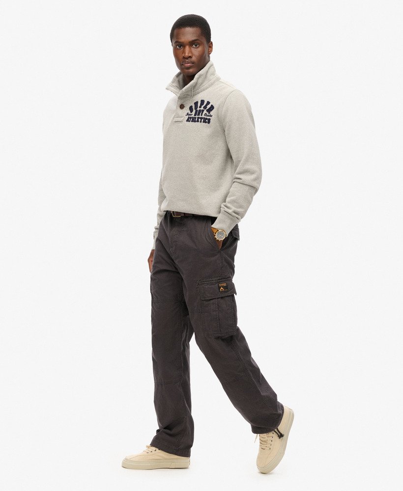 spodnie typu baggy cargo w stylu vintage w kolorze spranej czerni