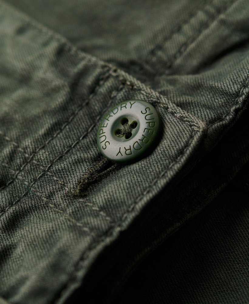 spodnie cargo core w kolorze oliwkowo-zielonym surplus goods