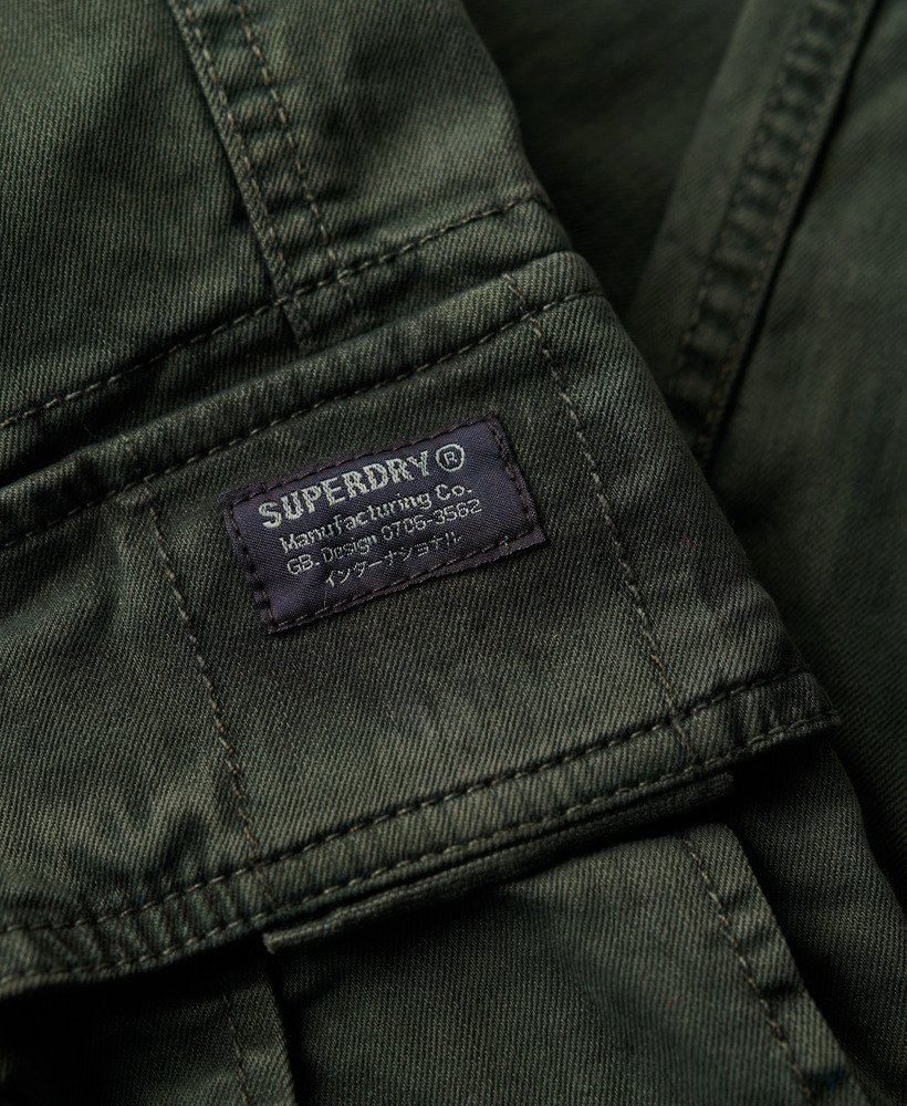spodnie cargo core w kolorze oliwkowo-zielonym surplus goods