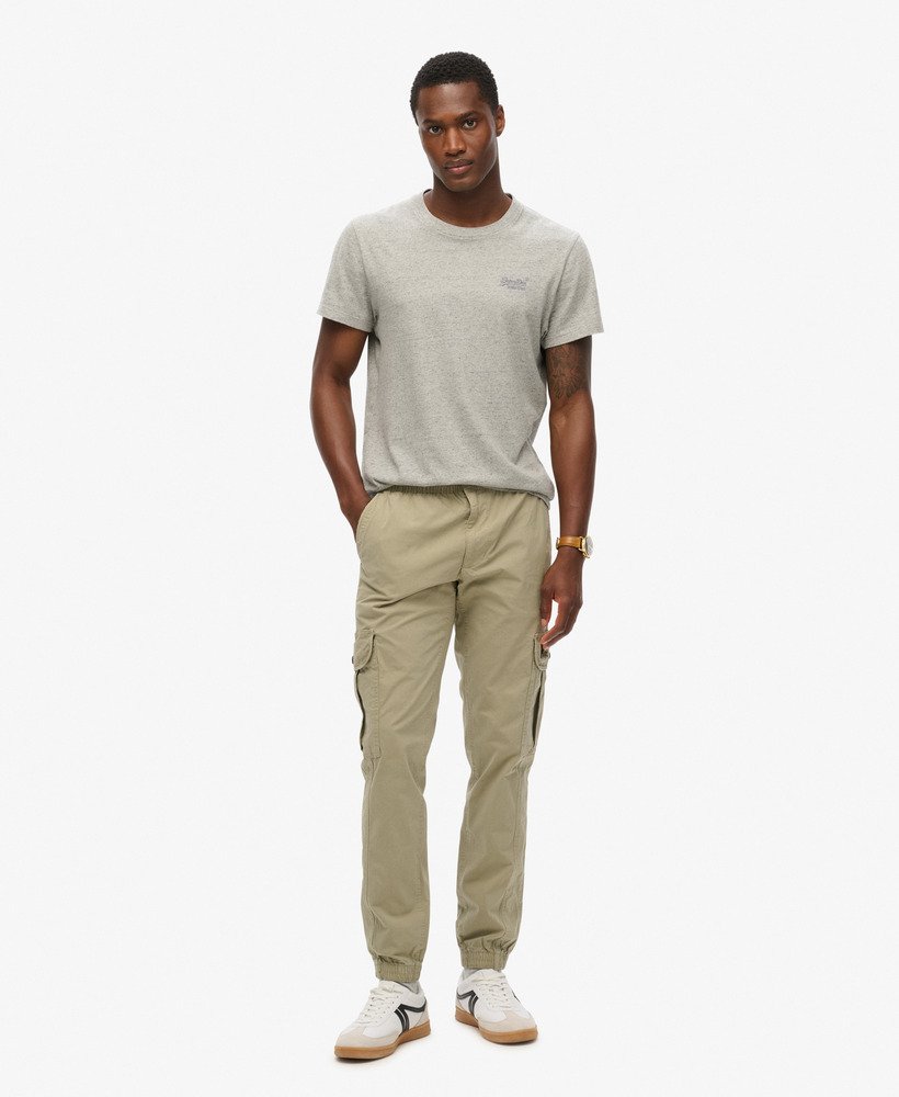 spodnie para cargo slim w kolorze jasnozielonym khaki