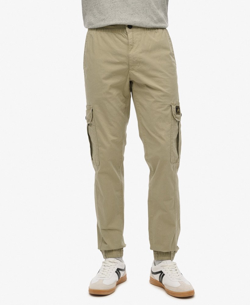 spodnie para cargo slim w kolorze jasnozielonym khaki