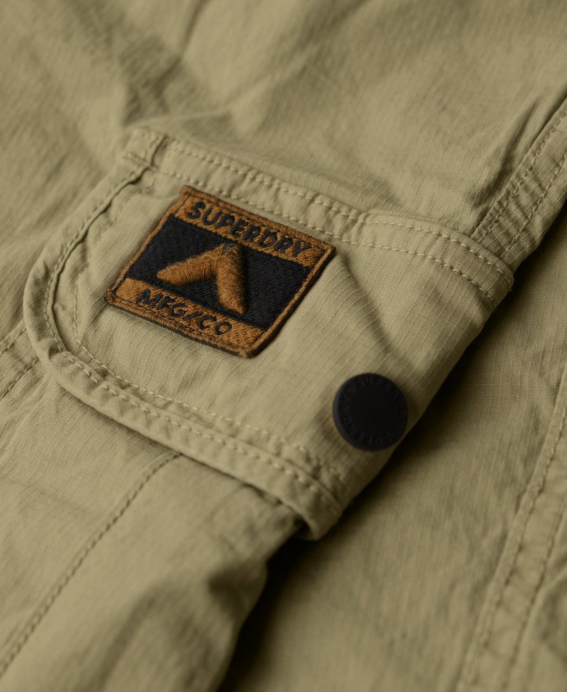 spodnie para cargo slim w kolorze jasnozielonym khaki