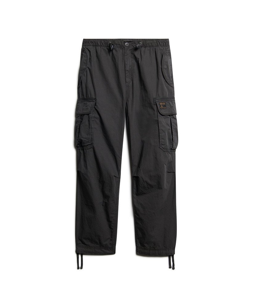 spodnie baggy parachute w kolorze blackboard