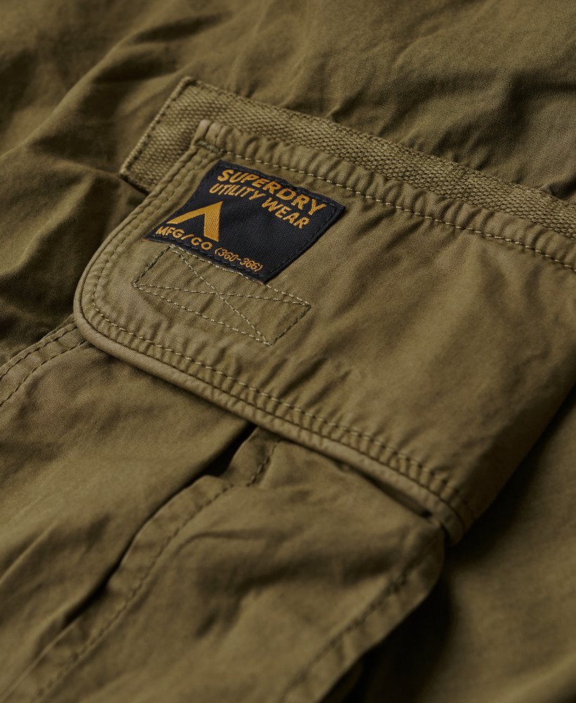 spodnie baggy parachute w kolorze burnt olive