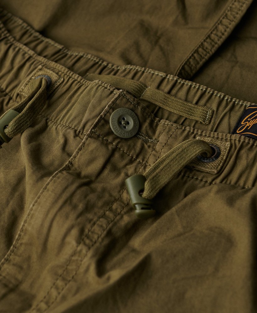spodnie baggy parachute w kolorze burnt olive