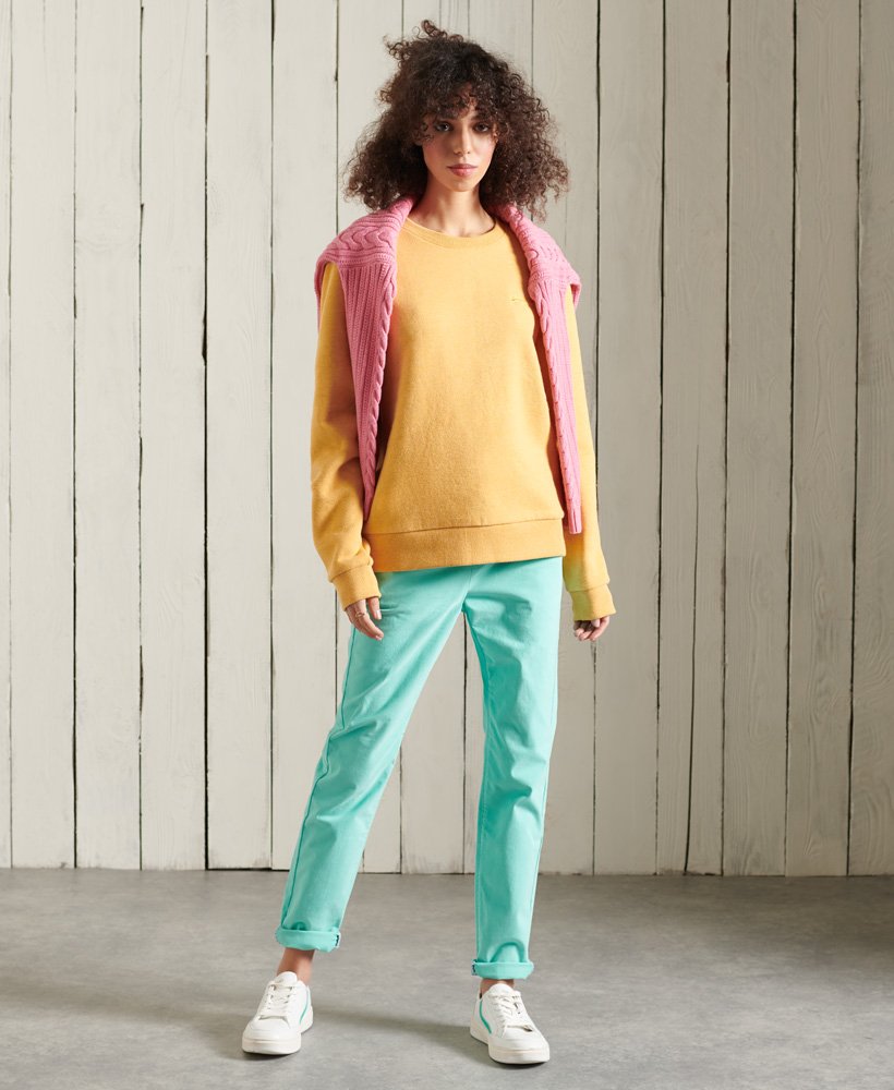 spodnie chino slim w kolorze fluro turquoise