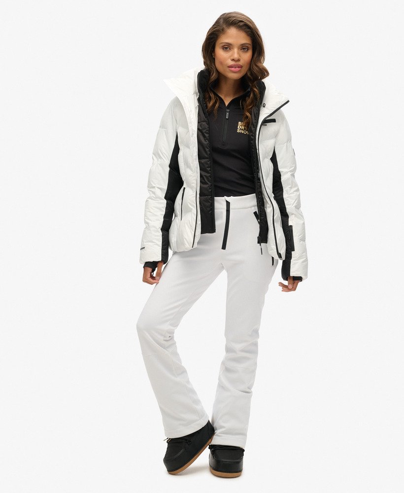 warstwa bazowa ski logo halfzip w kolorze czarnym