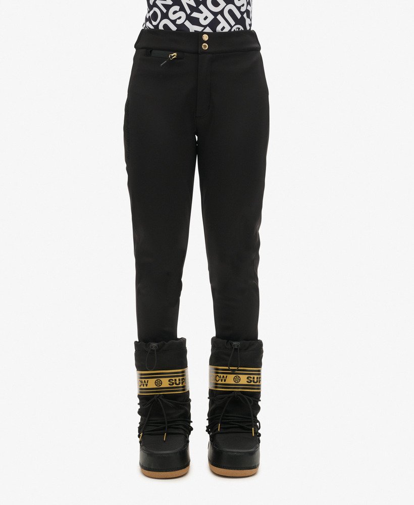 spodnie narciarskie ski luxe legging w kolorze czarnym