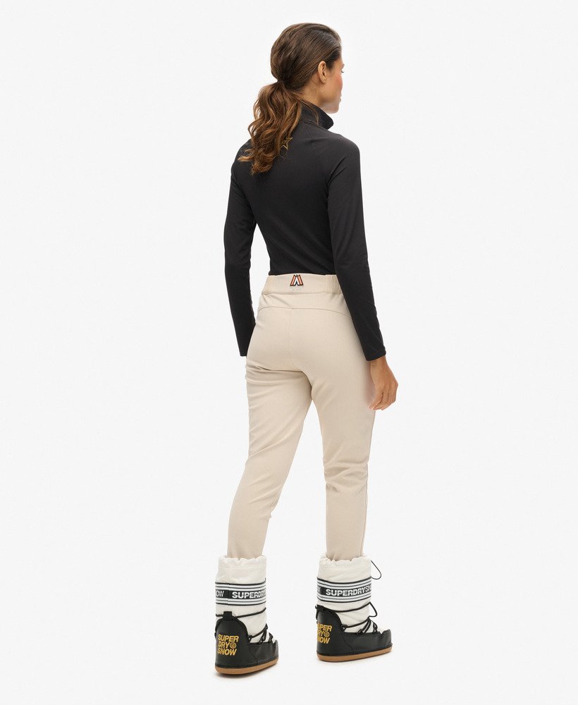 spodnie narciarskie ski luxe legging w kolorze złamanej szarości