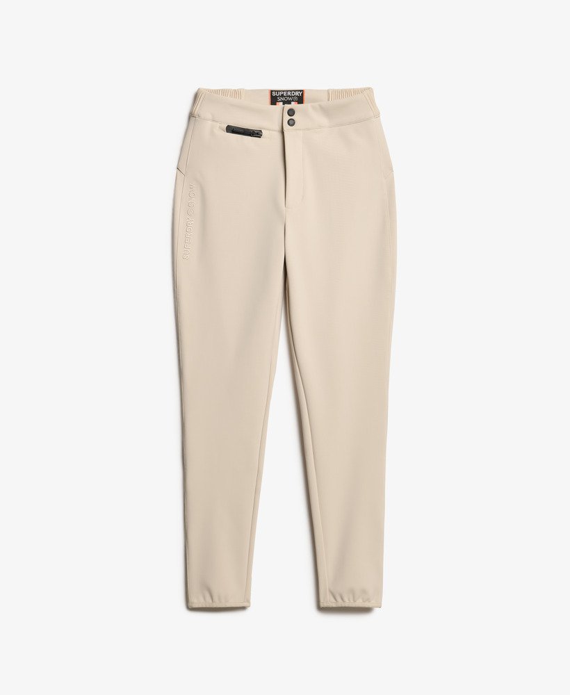 spodnie narciarskie ski luxe legging w kolorze złamanej szarości