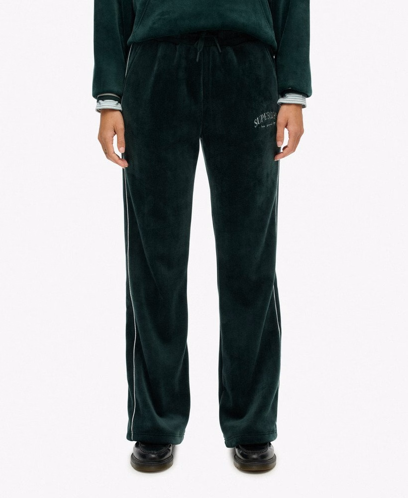 Spodnie dresowe Country Club Velour Straight Joggers