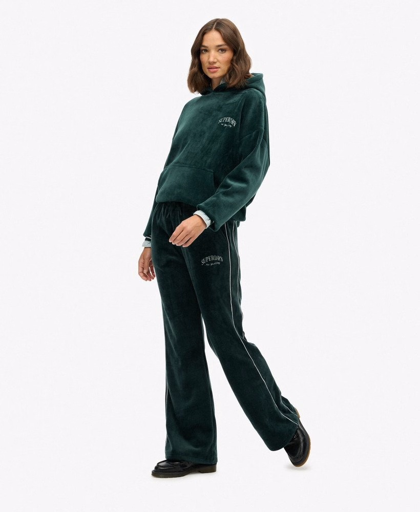 Spodnie dresowe Country Club Velour Straight Joggers